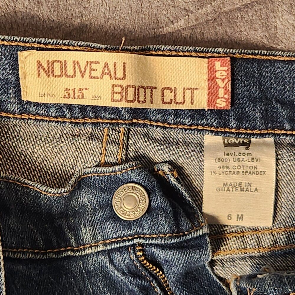 Levis 515 Nouveau Bootcut Jeans Womens Curvy fit 2006 Size 6M - Picture 4 of 11